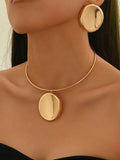 Bold-Gold modern jewelry set
