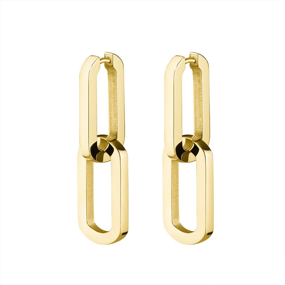 Rosefield Dual Hoops Gold - JEDHG-J585