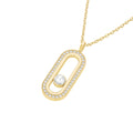 Rosefield Modern Pearl Pendant Necklace Gold - JNPPG-k1293