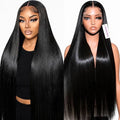 MUNONG 30" Straight HD Lace Front Human Hair Wig – 13x6 Lace Frontal | 200% Density