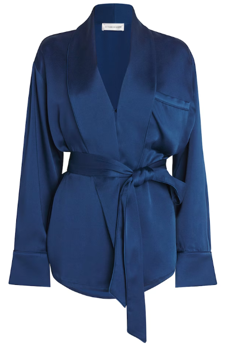 Victoria Beckham Pyjan Wrap Blouse